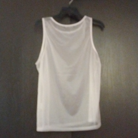 Sheer White Tank - Picture 3 of 3